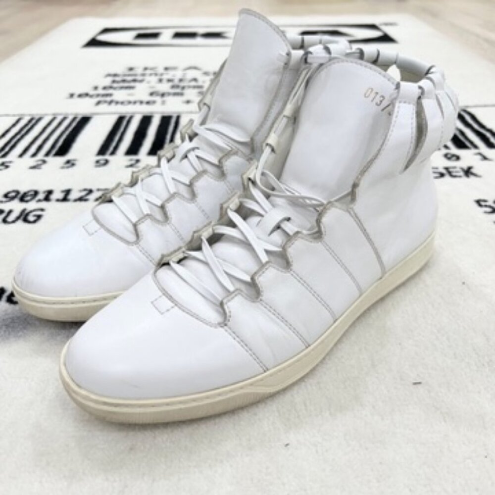 RARE Woolier The Royal High Top Leather Shoes - Made in Italy